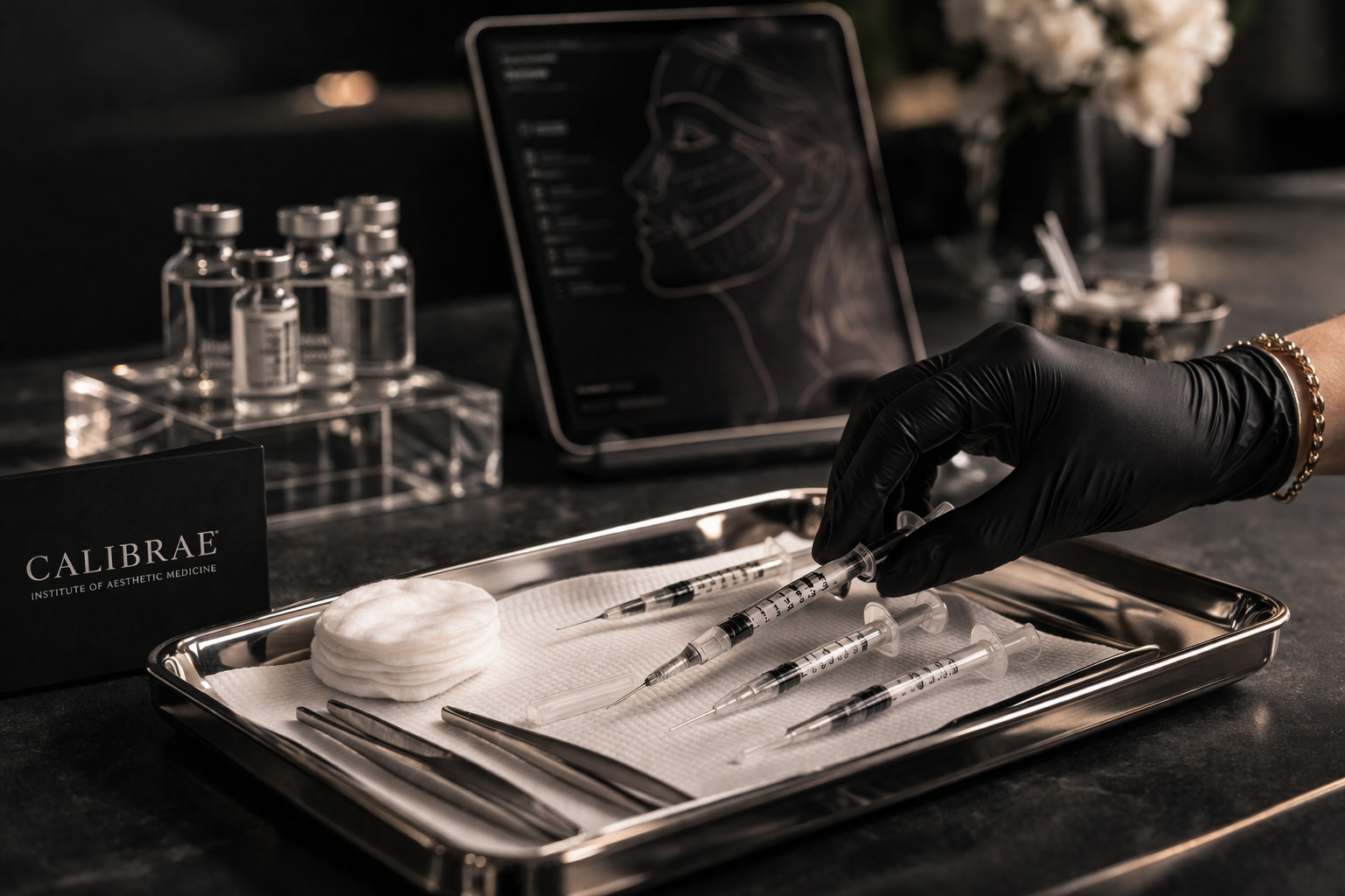 Luxury clinical injectables setup